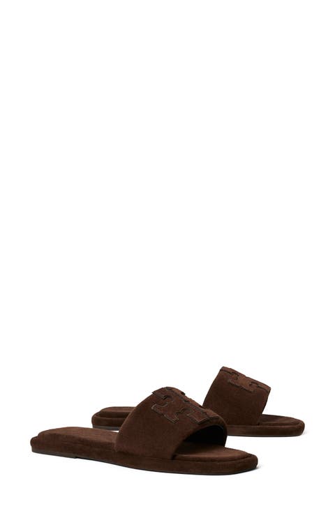 Double T Pavé Slide Sandal