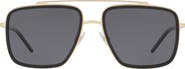 Dolce&Gabbana 57mm Polarized Navigator Sunglasses