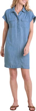 vineyard vines Margo Chambray Popover Shirtdress