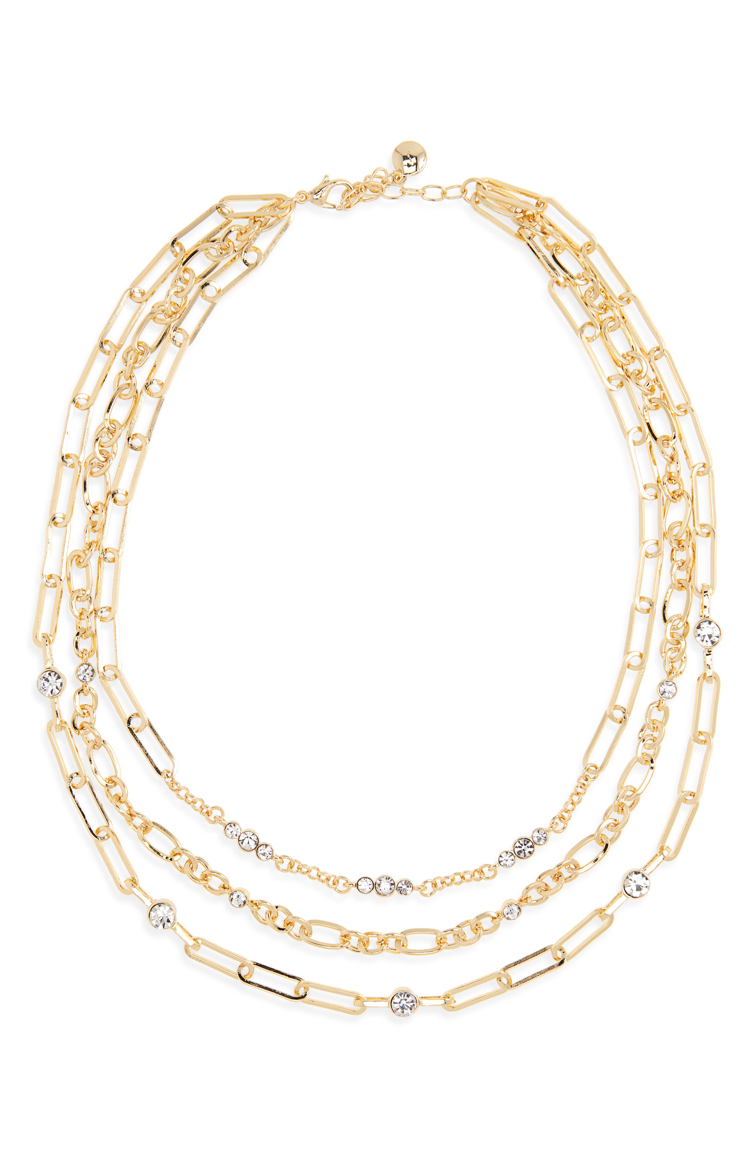 BaubleBar Hera Layered Chain Necklace