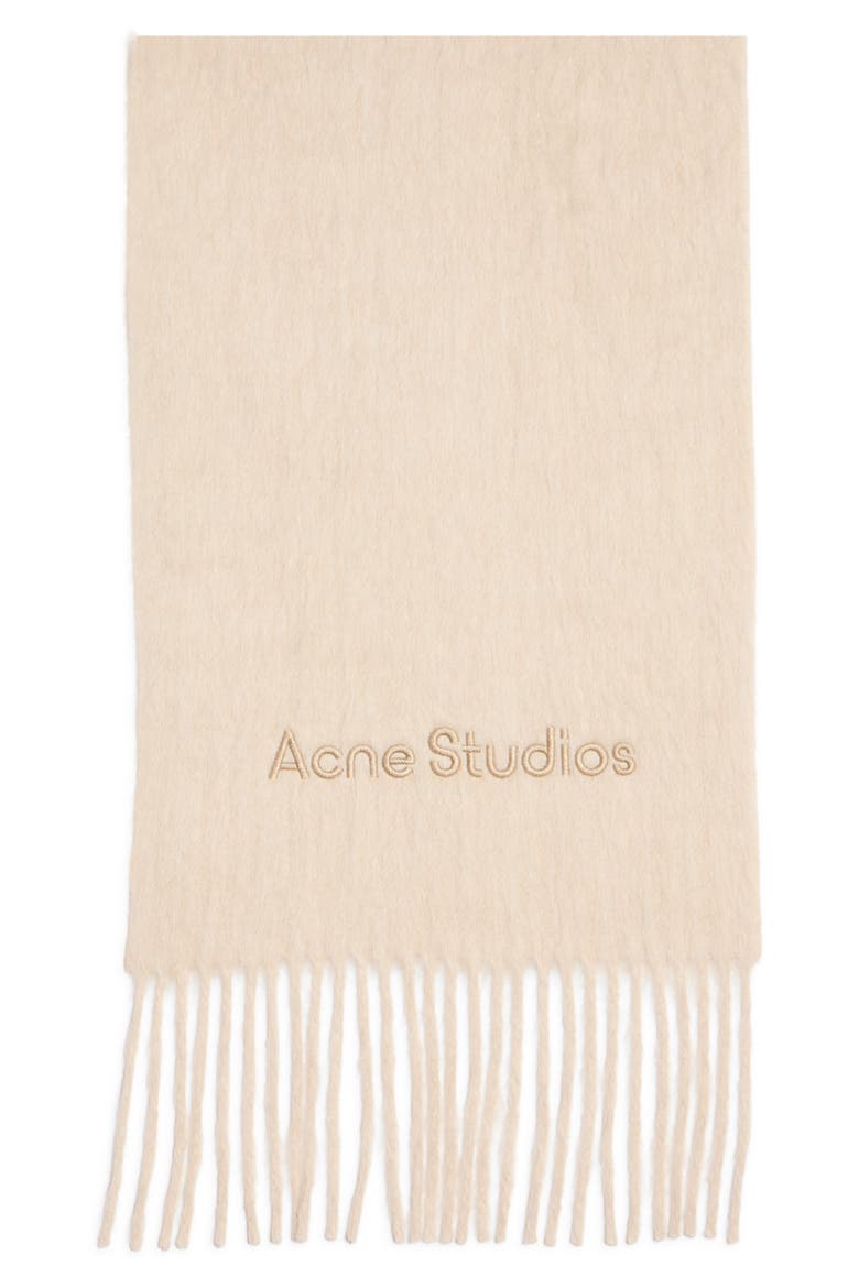 Vinnie Alpaca & Wool Scarf, Alternate, color, OATMEAL MELANGE