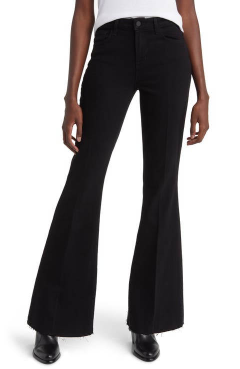 Sera High Waist Flare Jeans (Saturated Black)