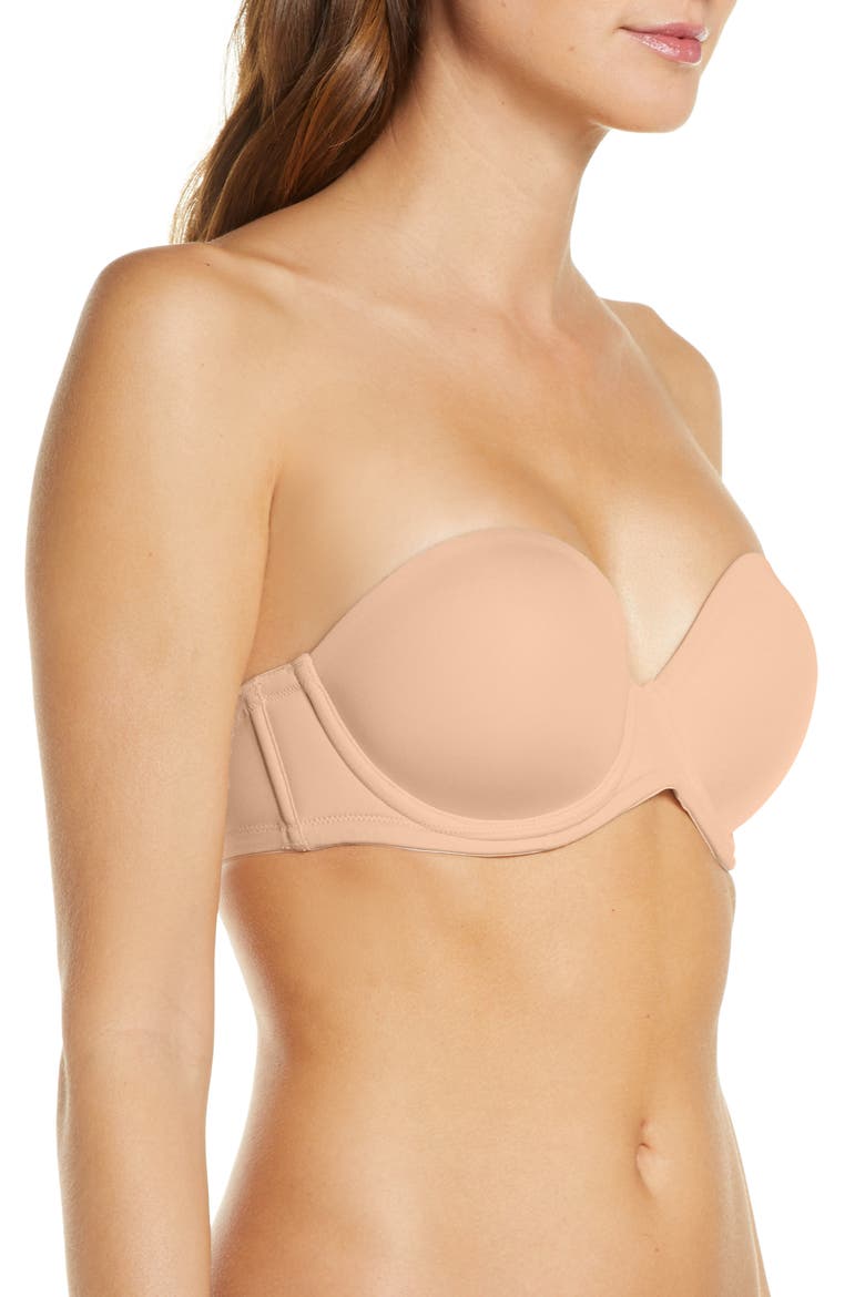 Red Carpet™ Convertible Strapless Bra, Alternate, color, NATURAL NUDE