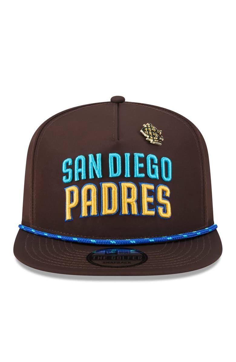 New Era Men's New Era Brown San Diego Padres 2025 Big League Chew Golfer Snapback Hat, Alternate, color, Brown
