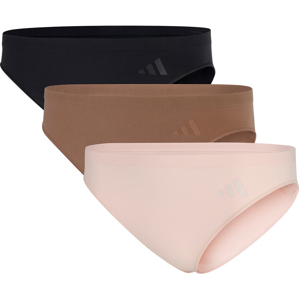 Adidas Originals Set Of 3 Bikini Briefs In Multi