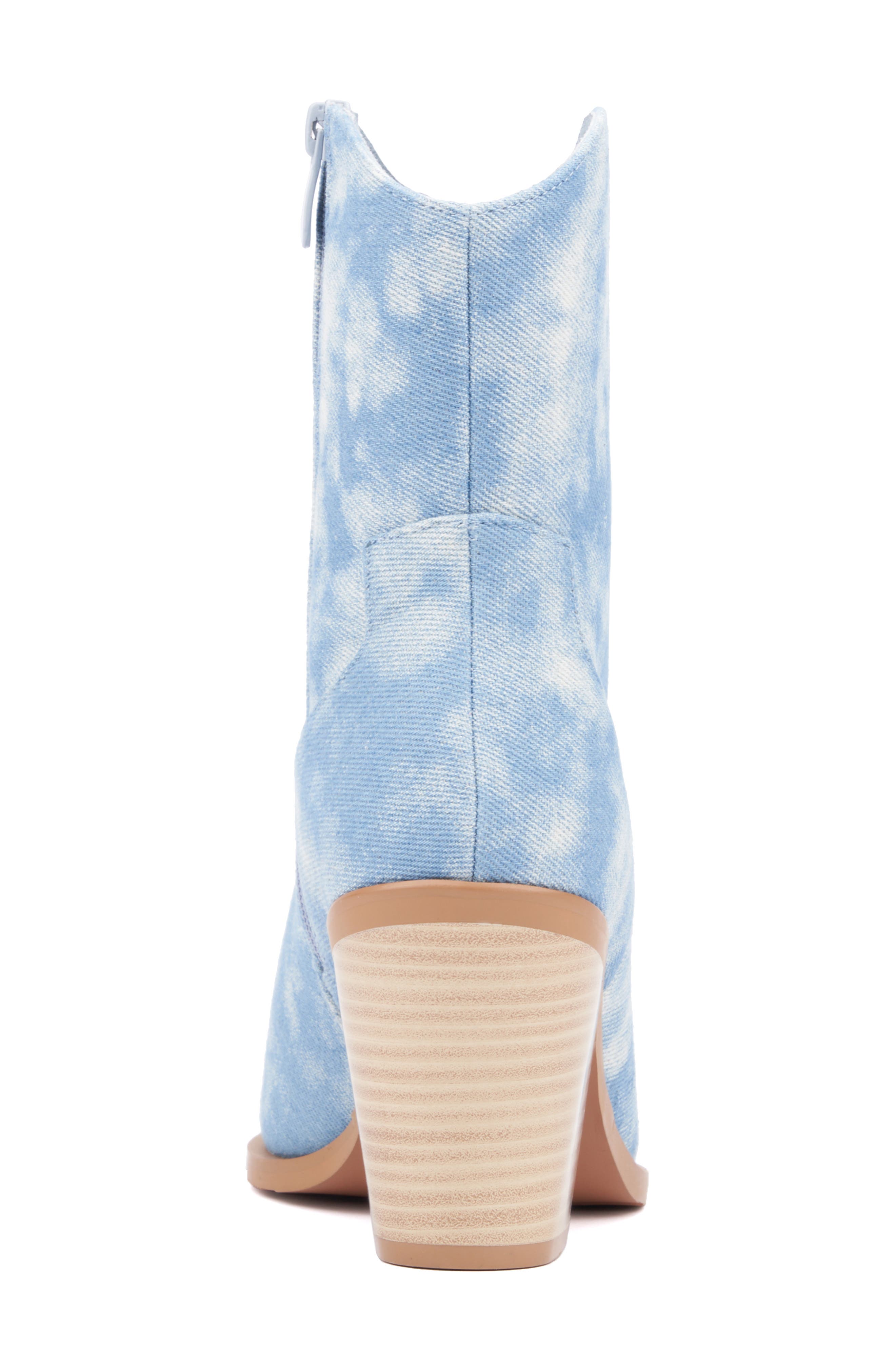 OLIVIA MILLER Frosting Western Boot, Alternate, color, Blue