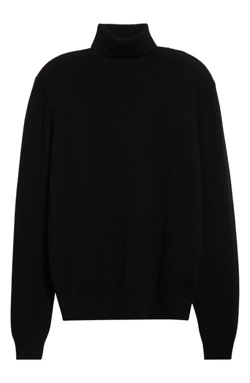 Thom Sweeney Cashmere Turtleneck Sweater In Black