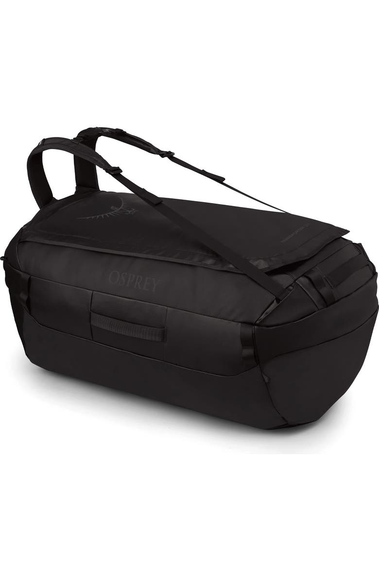 Osprey Transporter 120-Liter Duffle Luggage, Alternate, color, Raven Black/Black