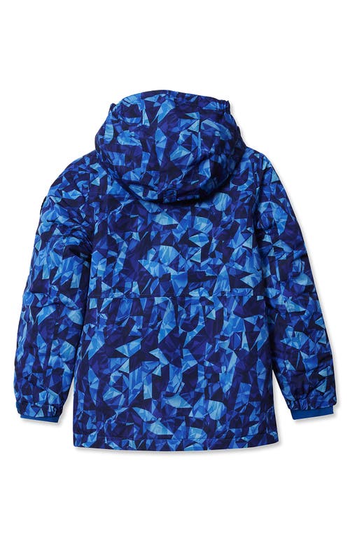 Lands' End Kids Squall Fleece Lined Waterproof Insulated Jacket In Blue