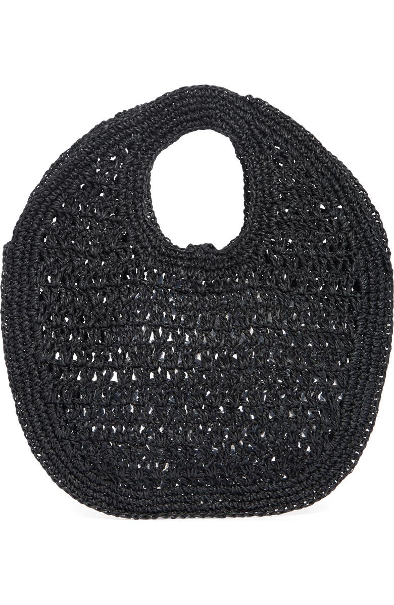 Collection XIIX Round Cutout Handle Bag, Alternate, color, Black