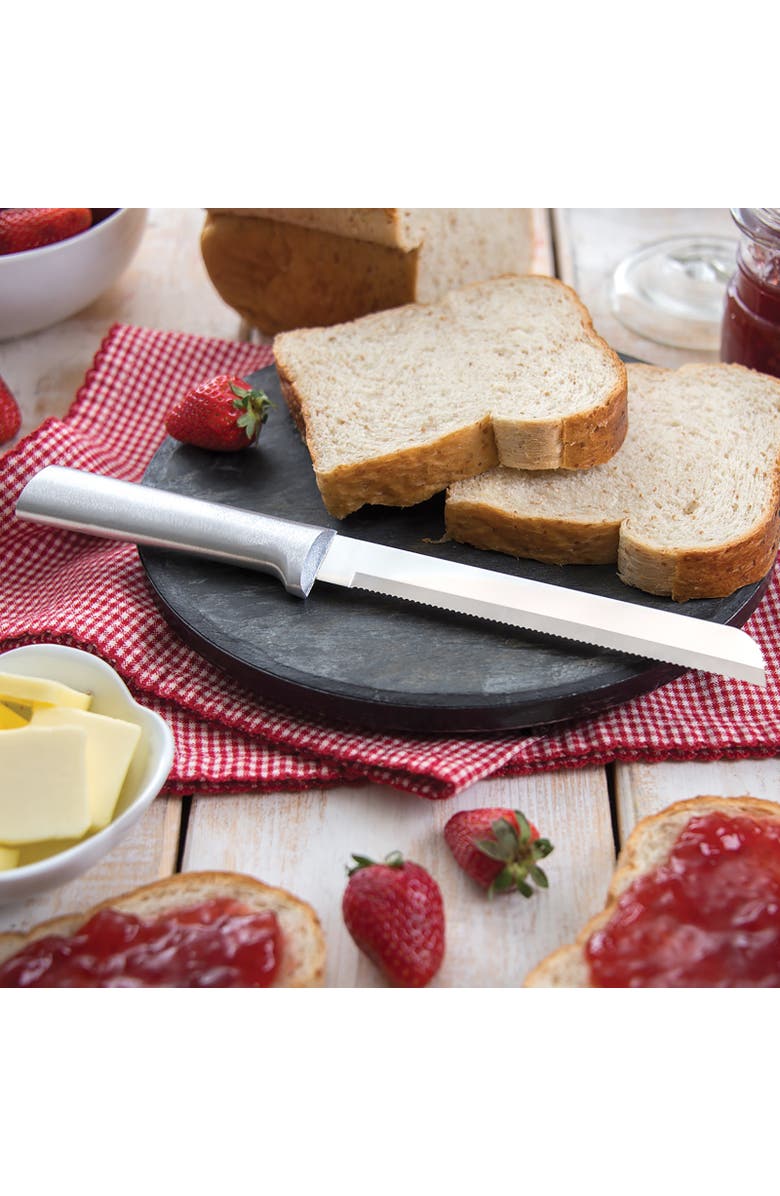 Rada Essential Oak 8 Piece Knife Block Set, Alternate, color, Silver