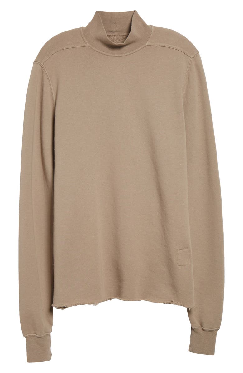 Rick Owens DRKSHDW Headon Double Heavyweight Cotton Sweatshirt, Alternate, color, Dirty Pearl