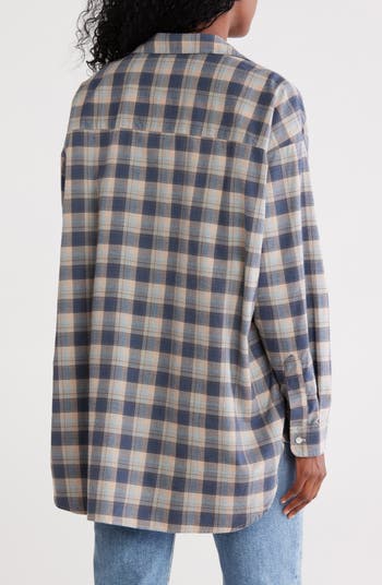 Shirley Plaid Oversize Button-Up Shirt