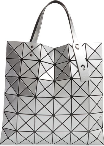 トートバッグ BAO BAO TOTES LIGHT GREY Bao Bao Issey Miyake Womens Light Grey Frame Mesh Tote Bag