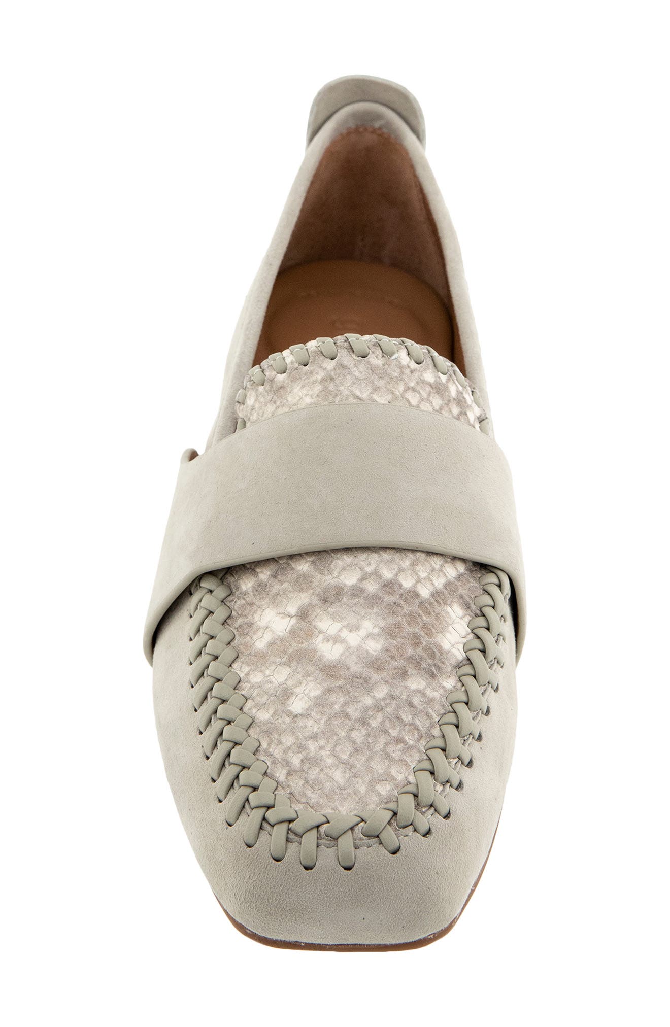 Gentle Souls Sandra Loafer, Alternate, color, Taupe Snake