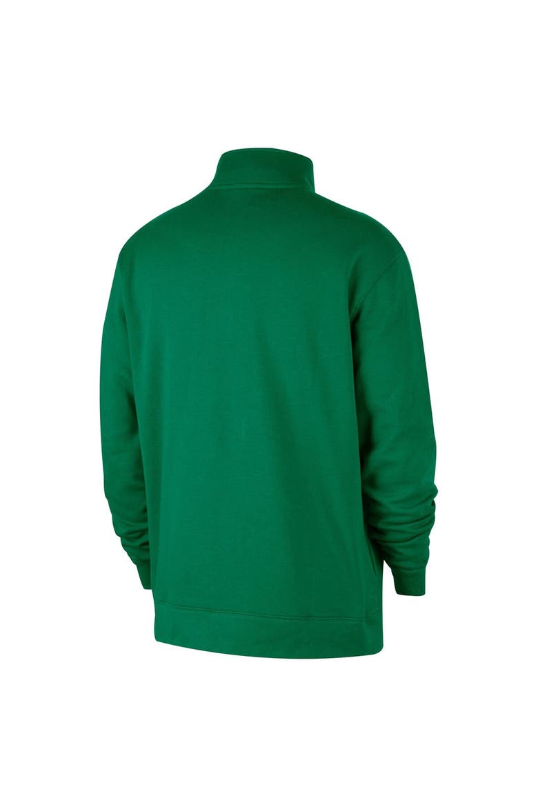 Men's Nike  Kelly Green Boston Celtics Courtside Club Half-Zip Pullover, Alternate, color, Kelly Green
