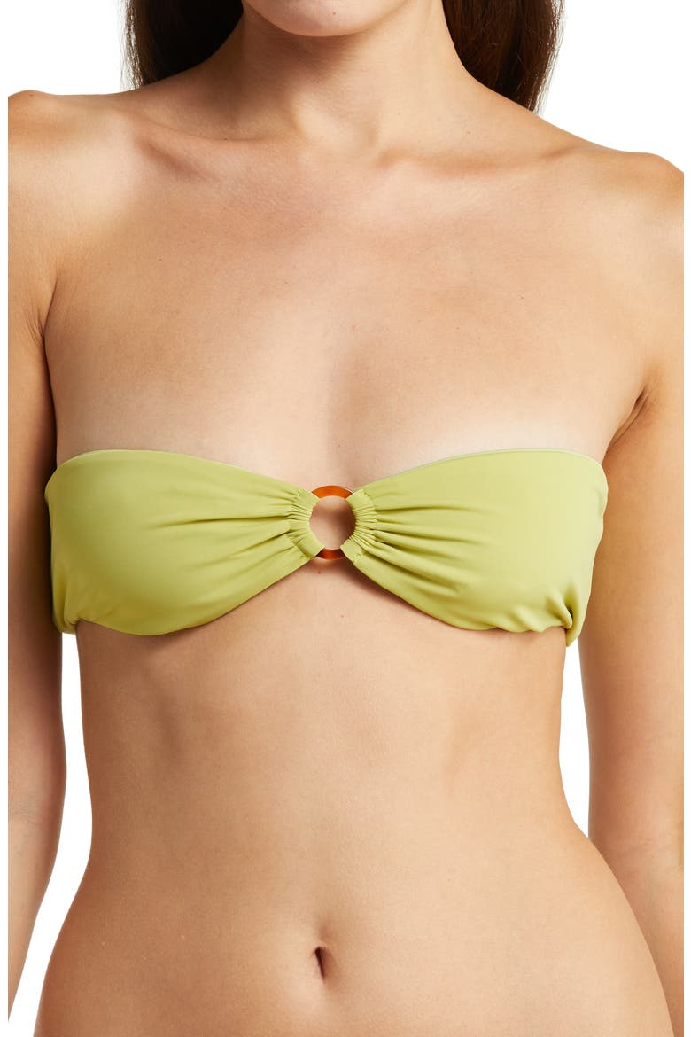 Bandeau Bikini Top, Main, color, OLIVE
