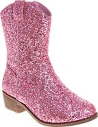 Kensie Girl Glittery Western Boots