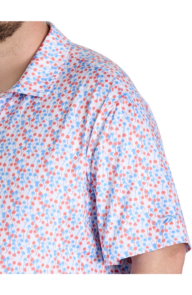 Reebok Big & Tall Performance Tropical Americana Polo Shirt, Alternate, color, Multi