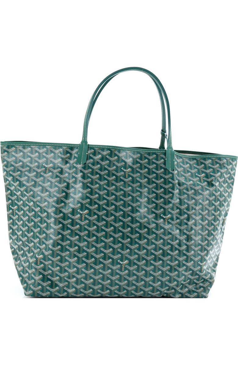 Pre-Owned Goyard Saint Louis Tote Coated Canvas GM, Main, color, Green