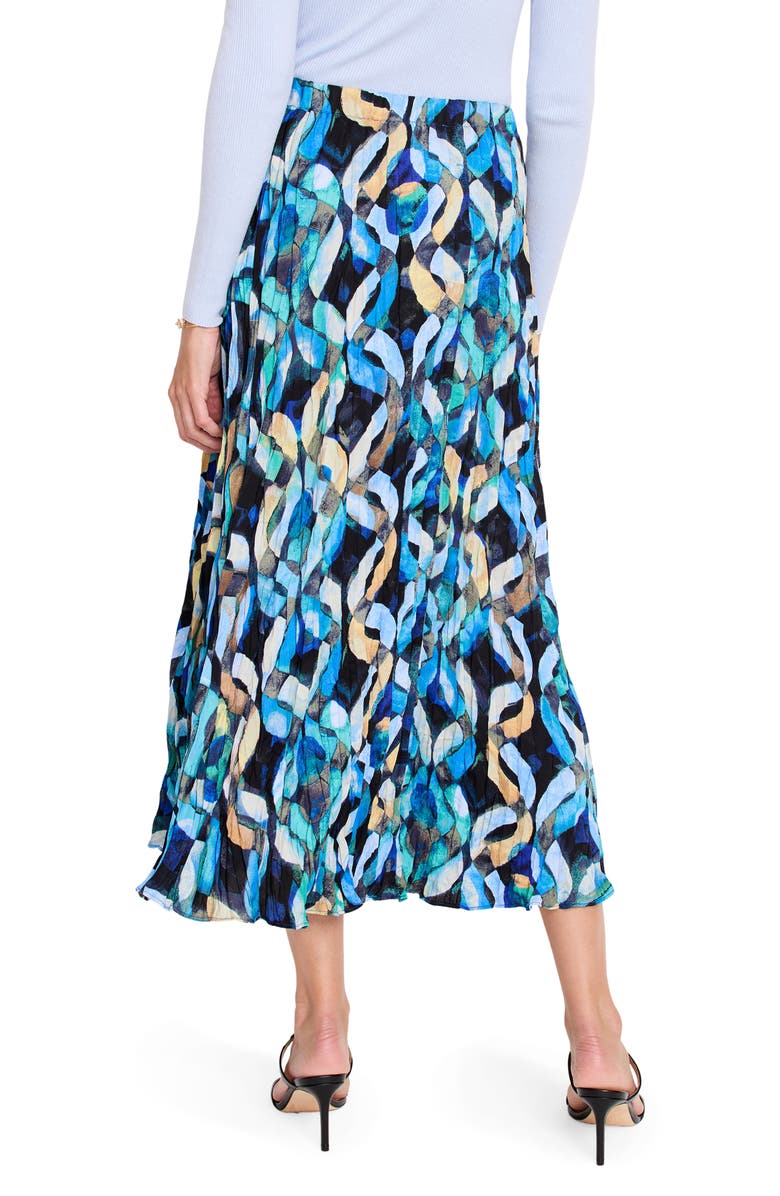 NIC+ZOE Wave Links Maxi Skirt, Alternate, color, Blue Multi