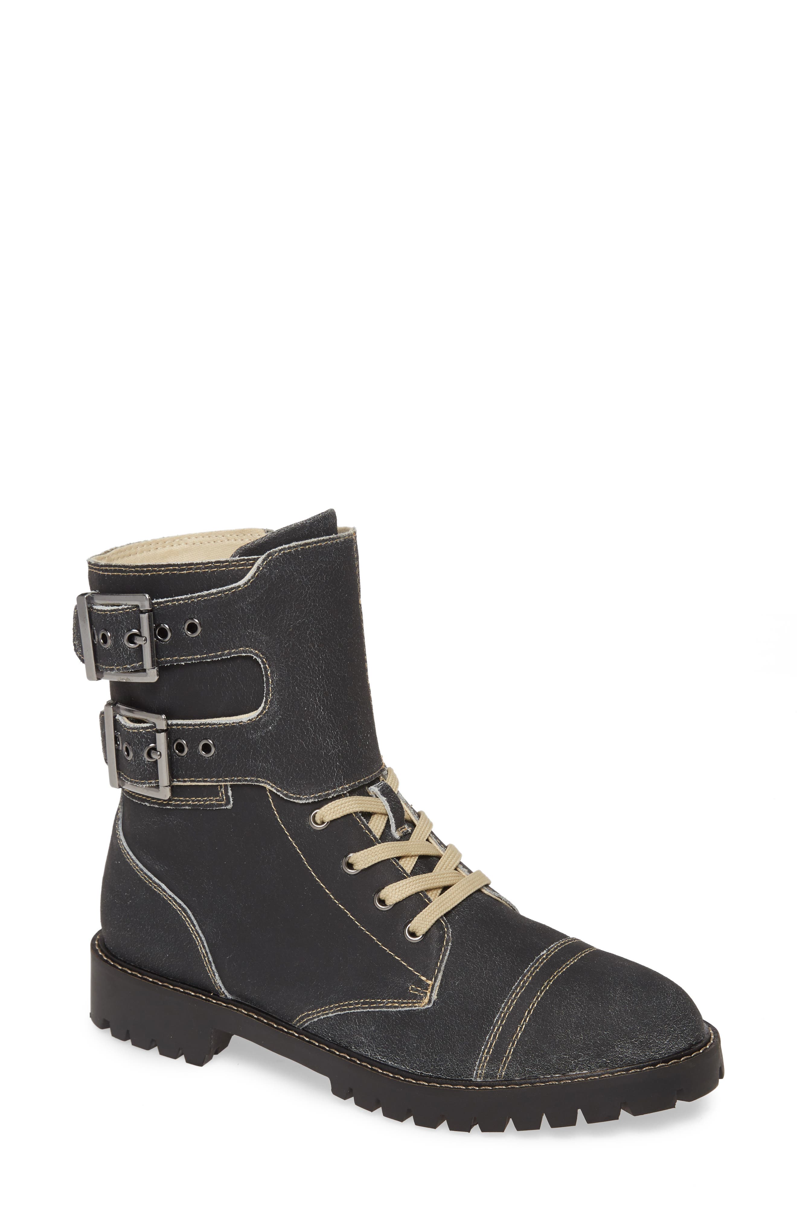 B*O*G COLLECTIVE Band of Gypsies Atwood Dual Buckle Bootie, Main, color, 