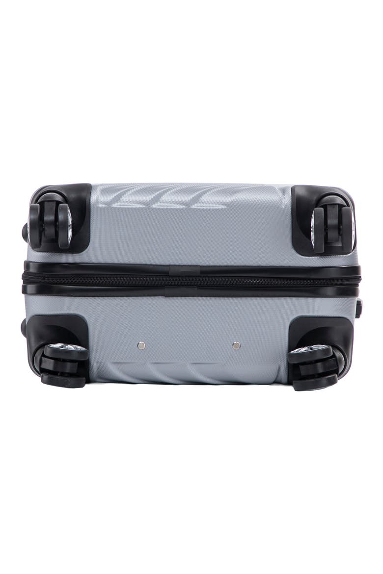 Steelara 3-Piece Hardside Luggage Set, Alternate, color, TITANIUM SILVER