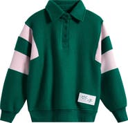 Vintage Havana Kids' Colorblocked Polo Sweatshirt