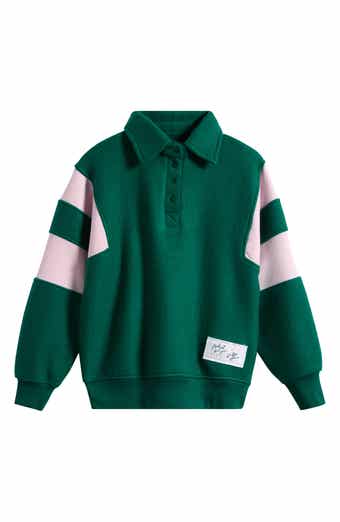 Kids' Colorblocked Polo Sweatshirt