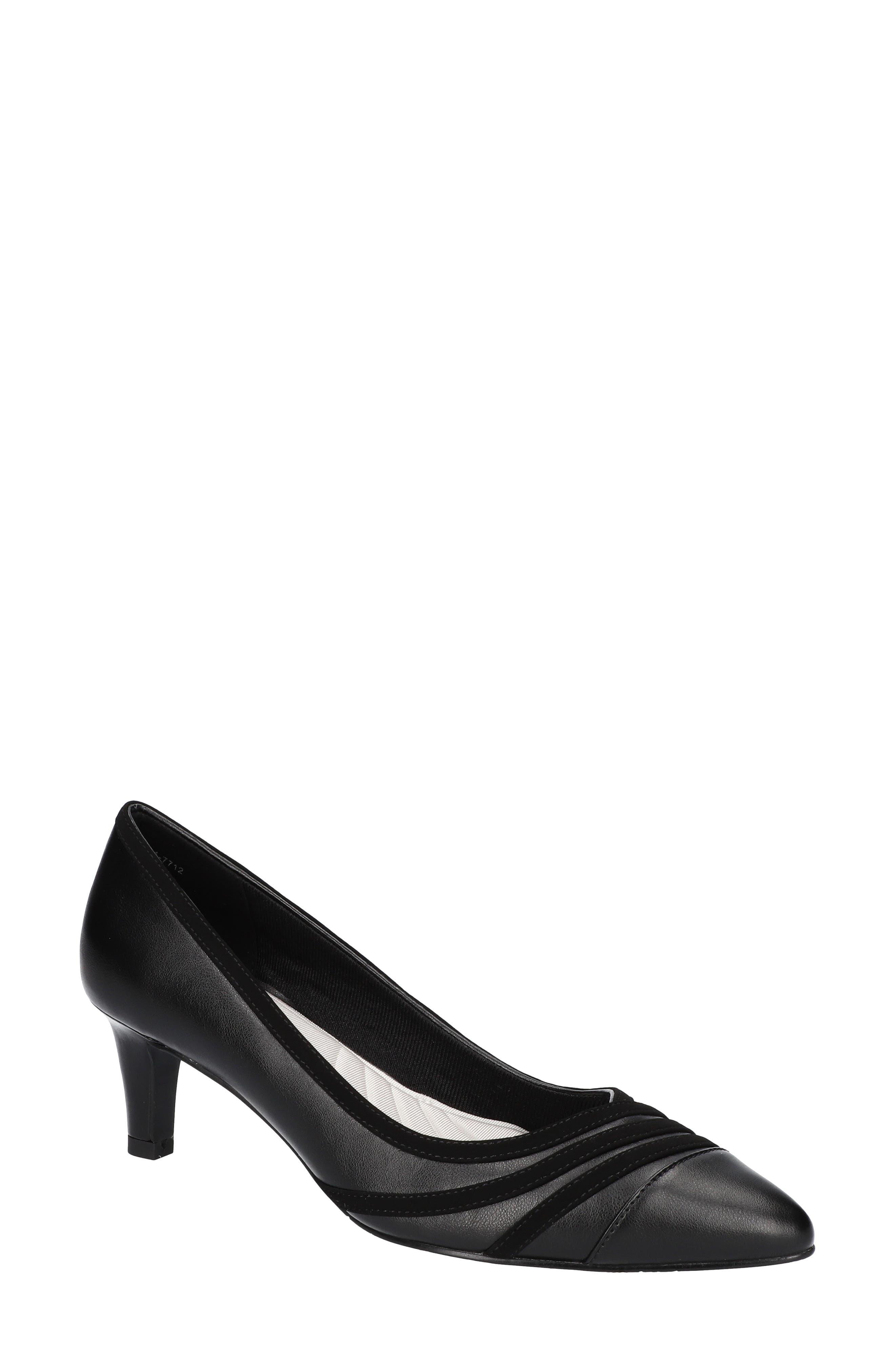 EASY STREET Nobel Kitten Heel Pump - Multiple Widths Available, Main, color, Black