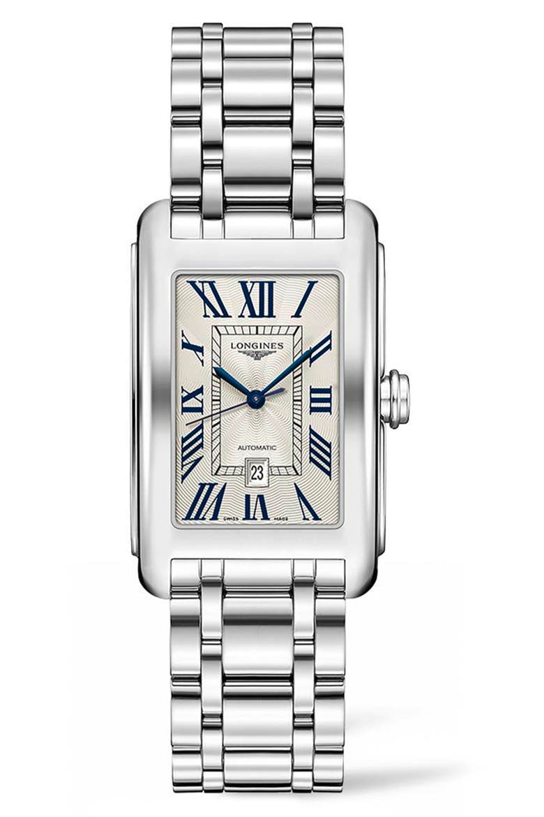 DolceVita Diamond Bracelet Watch, 27.7mm x 43.8mm, Main, color, SILVER