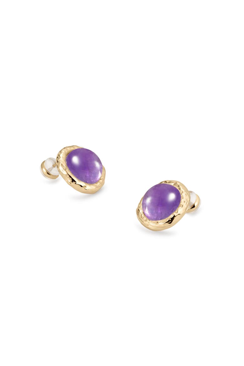 Aeolian Whispers Earrings, Main, color, Gold & Purple