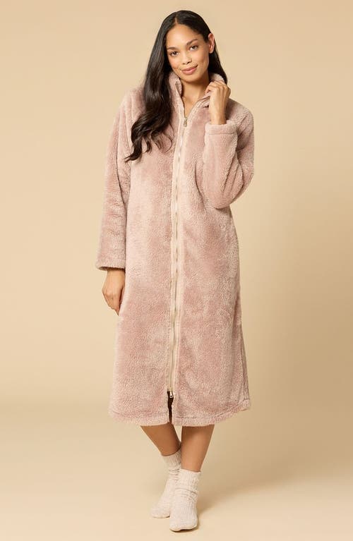 Softies Dreamplush Zip Robe In Pink