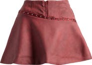 Mistress Rocks Faux Leather Miniskirt