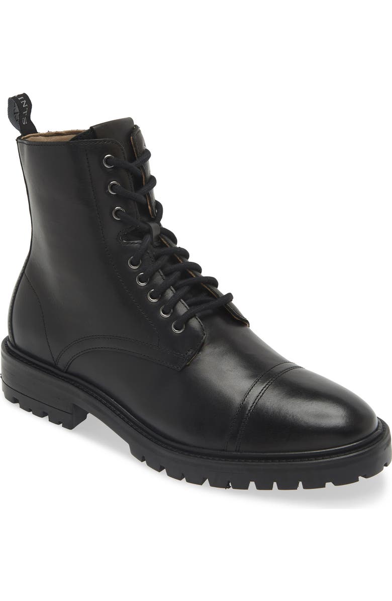 Piero Cap Toe Combat Boot (Men) AllSaints