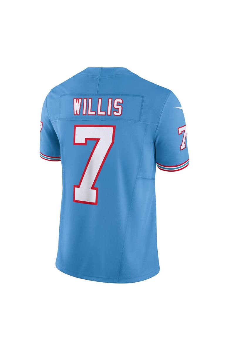 Nike Men's Nike Malik Willis Light Blue Tennessee Titans Vapor F.U.S.E. Limited Jersey, Alternate, color,