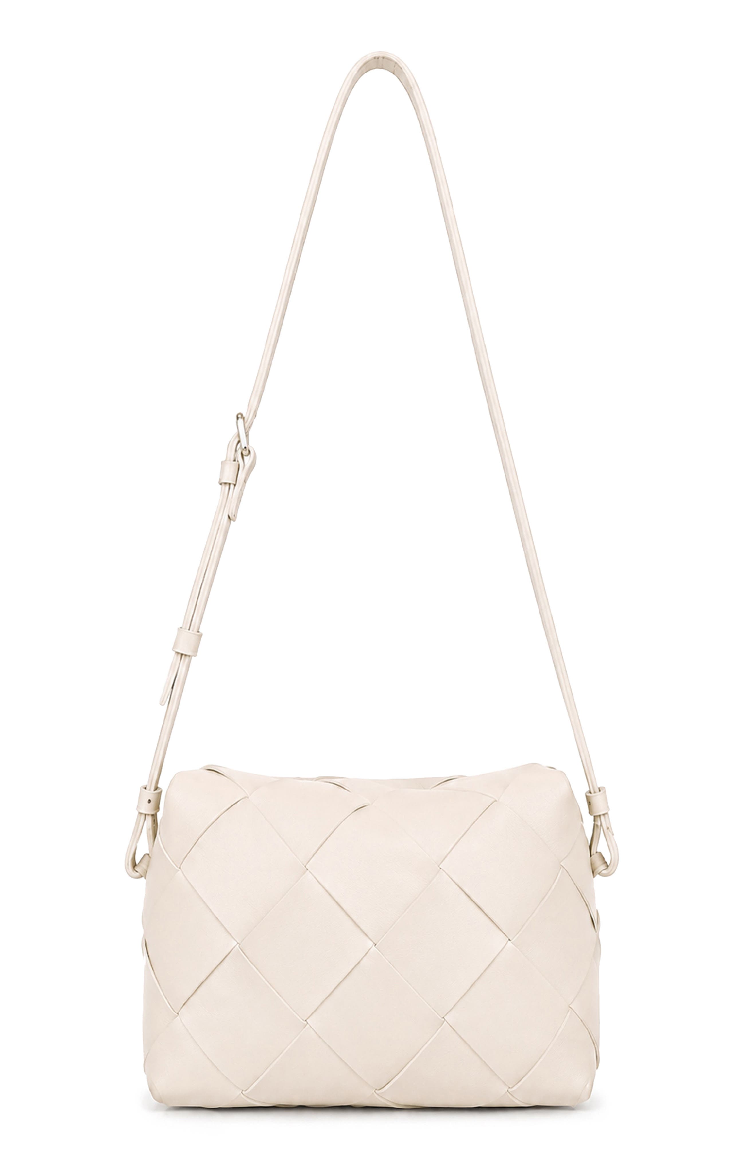 Maude Leather Crossbody Bag, Alternate, color, WARM WHITE