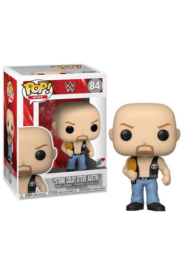Stone Cold Steve Austin w/Belt (WWE) Series 13 Funko Pop!, Main, color, Multi-Color