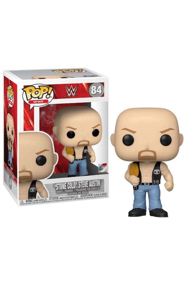 Funko Stone Cold Steve Austin w/Belt (WWE) Series 13 Funko Pop!, Main, color, Multi-Color