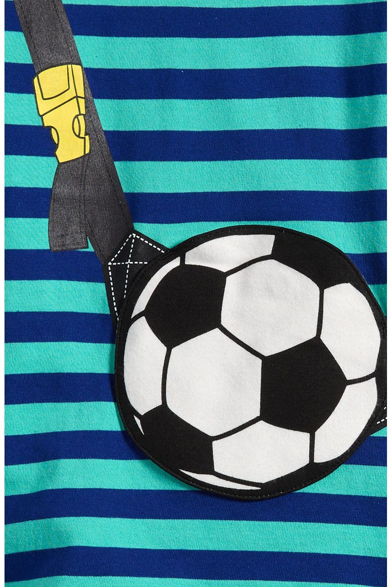Kids' Fidget Cotton Graphic T-Shirt & Shorts Set, Alternate, color, BLUE/GREEN