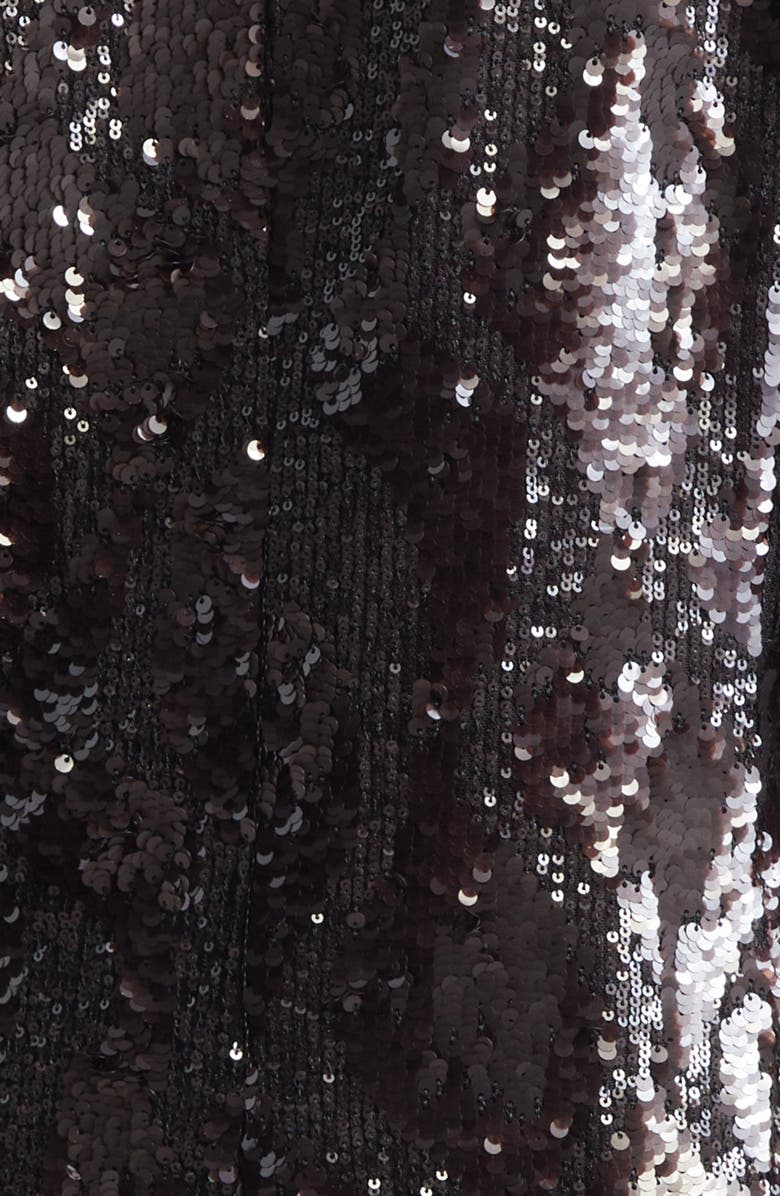 Veronica Beard Sevyn Sequin Double Breasted Dickey Evening Jacket, Alternate, color, Dark Currant