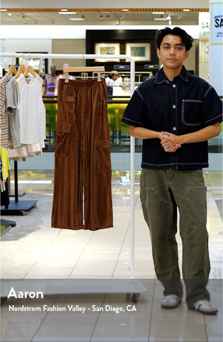 Kids' Pleated Cargo Pants, sales video thumbnail