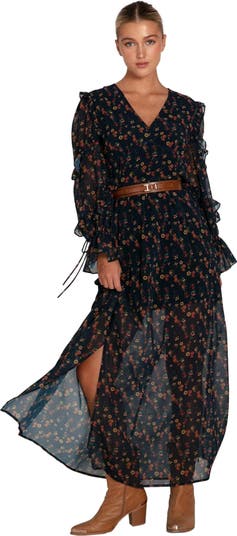 Come As You Are Floral Maxi Dress