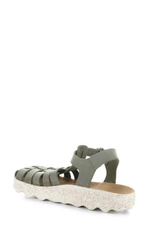 Asportuguesas By Fly London Calix Slingback Fisherman Sandal In Khaki