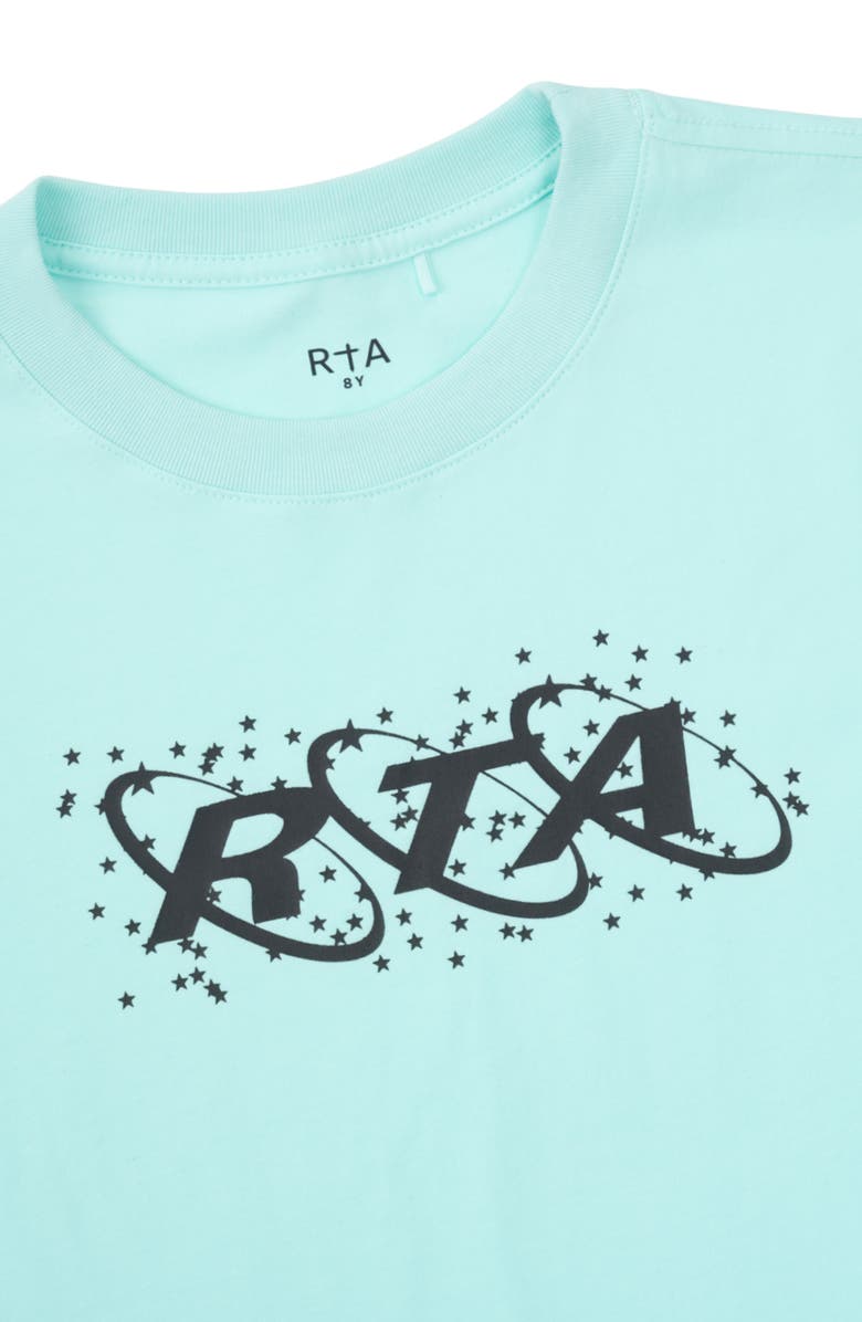 RtA Kids' Lawson Cotton Graphic T-Shirt, Alternate, color, Turquoise Planetary Rta