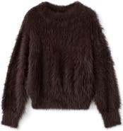 MANGO Toby Faux Fur Sweater