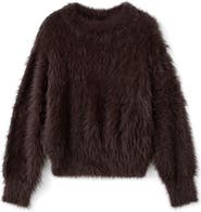 MANGO Toby Faux Fur Sweater