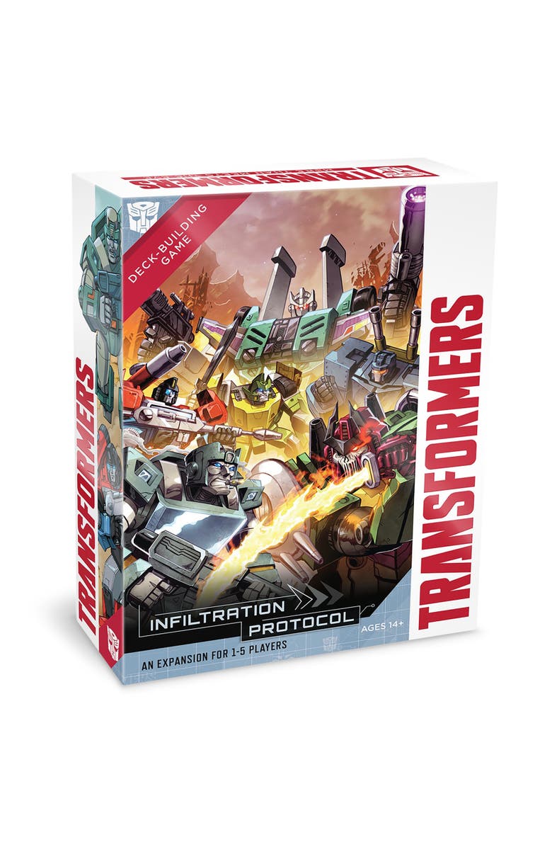 Renegade Games Studio Transformers Deckbuilding Game Infiltration Protocol Expansion 14+, Main, color, Multicolored