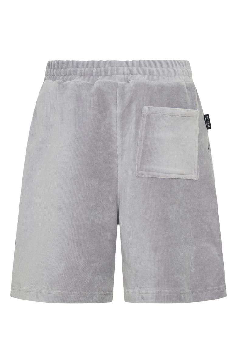 TINY TRIBE Kids' Corduroy Drawstring Shorts, Alternate, color, Grey