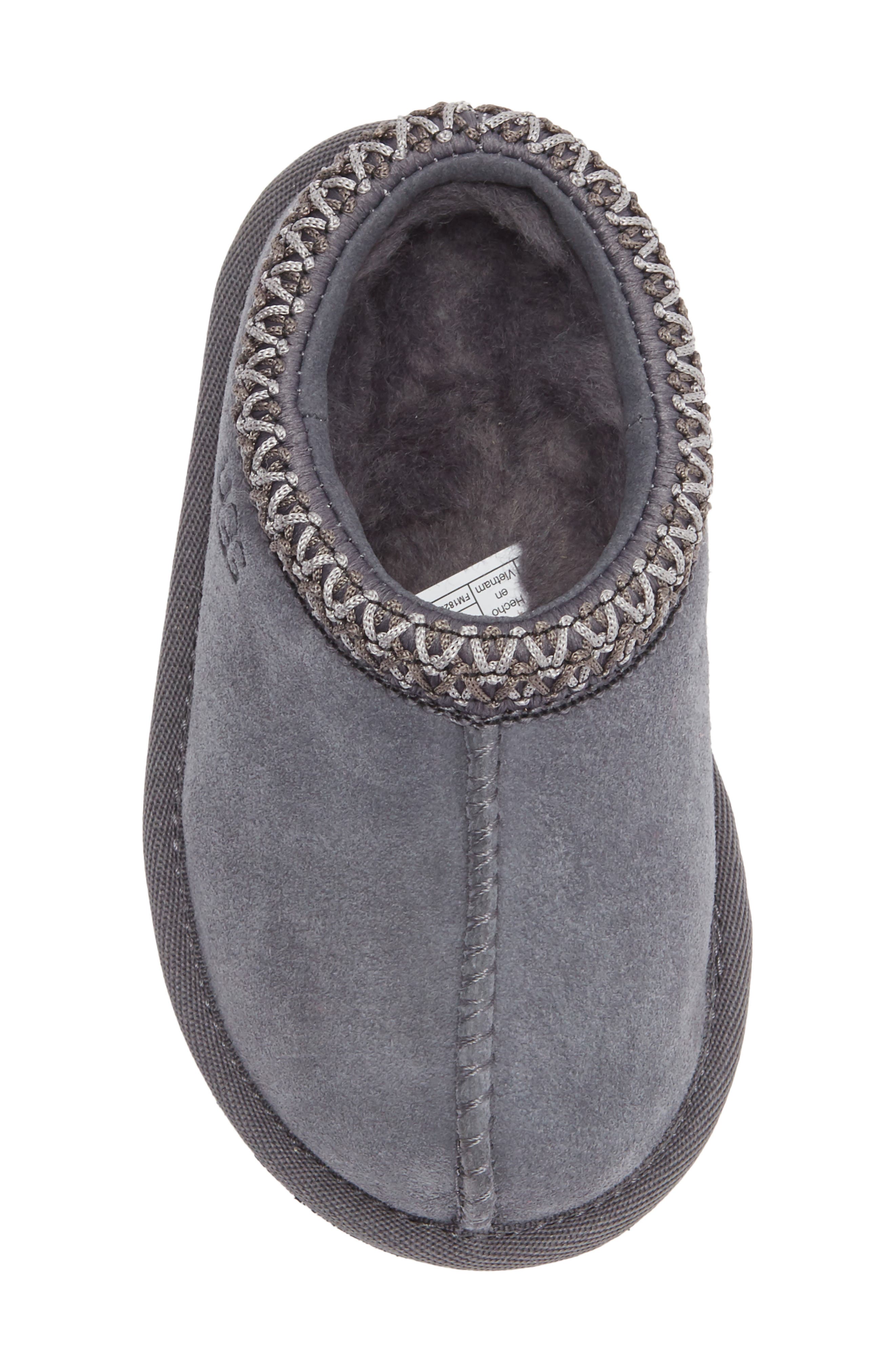 UGG<sup>®</sup> Kids' Tasman II Water Resistant Slipper, Alternate, color, Obsidian